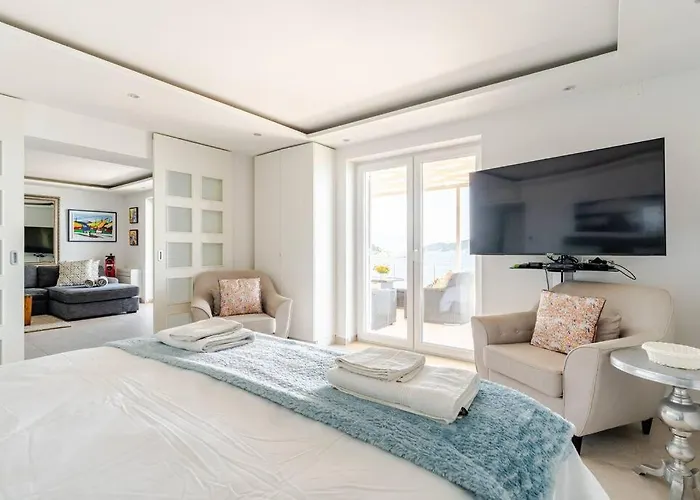 Βίλα Blue Views With Heated Pool & Jacuzzi Ντουμπρόβνικ